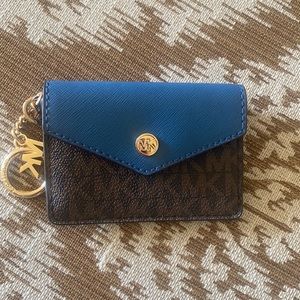 Michael Kors Kala Sm Flap Key Ring Card Case